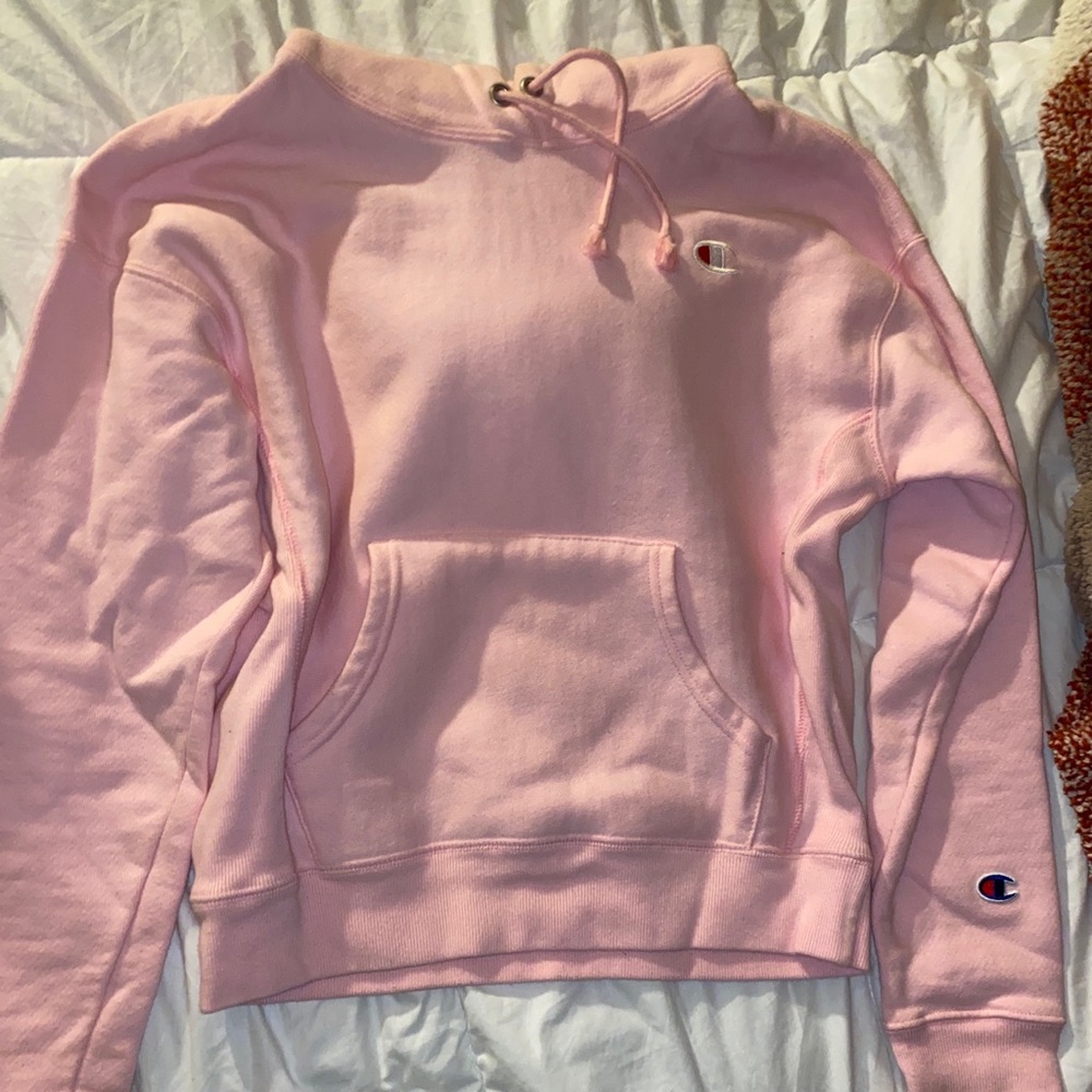 Pink Champion hoodie